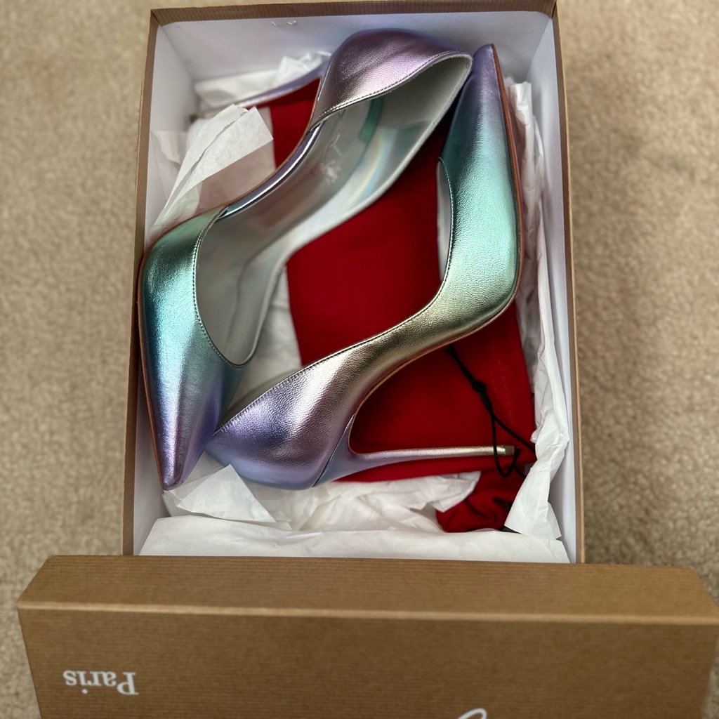 Christian Louboutin Iriza Multi/Lin Las Ab. Size 39